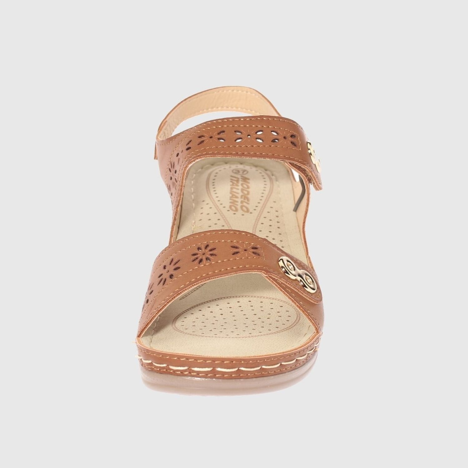 Sandalia Confort Camel Modelo Italiano Art. 5ask76613camel image number 2.0